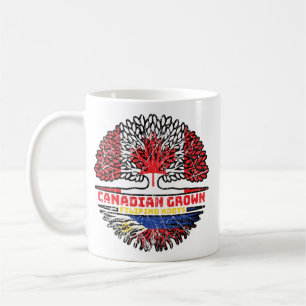 Taza De Café Filipinas Filipino canadiense raíz de árbol de Can