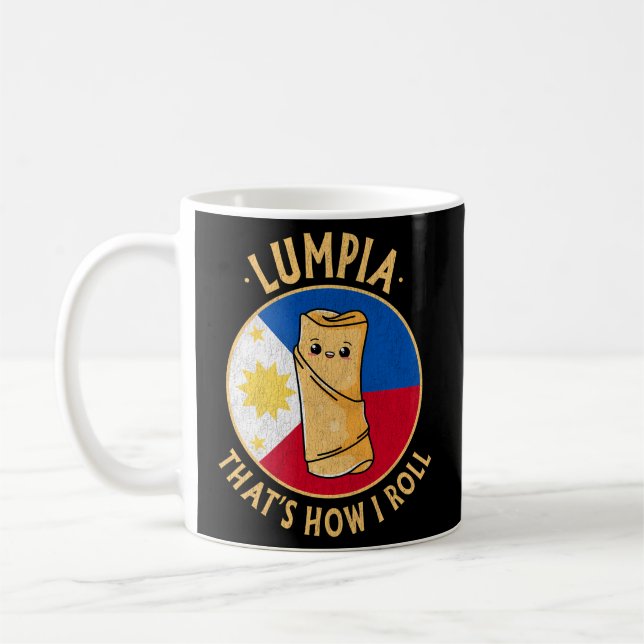 Taza De Café Filipino Lumpia Kawaii Filipinas Comida Filipina P (Izquierda)