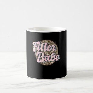 Taza De Café Filler Babe Spa Médico Enfermera Leopardo Inyector