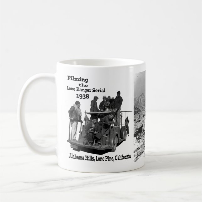 Taza De Café Filmando la 'serie de un solo ranger' 1936 (Izquierda)