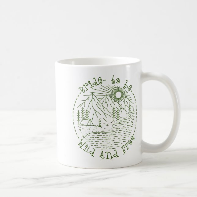 Taza De Café Fin de semana de camping para despedida de soltera (Derecha)