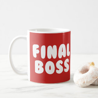 Taza De Café FINAL BOSS Video Game Antagonist Mug