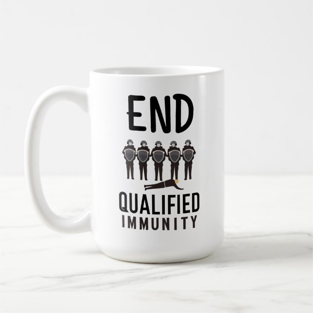 Taza De Café FINALIZACIÓN DE LA INMUNIDAD CUALIFICADA - Justici (Izquierda)