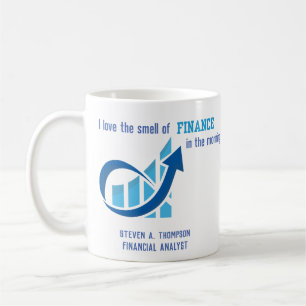 Taza De Café Finanzas divertidas personalizadas