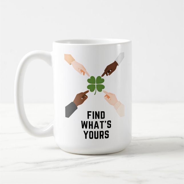 Taza De Café Find Whats Yours Minimal Mug (Izquierda)