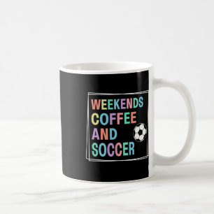 Taza De Café Fines de semana café y fútbol