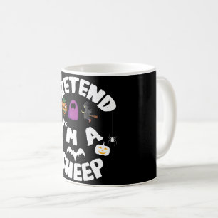 Taza De Café Finge Que Soy Un Disfraz Divertido De Halloween Re