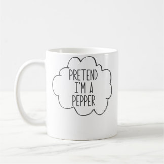 Taza De Café Finge que soy un pimiento picante de Halloween Dis