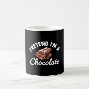 Taza De Café Finge que soy una barra de chocolate