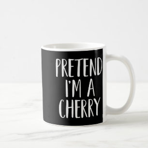 Taza De Café Finge que soy una familia de cerezas Mujeres Hombr