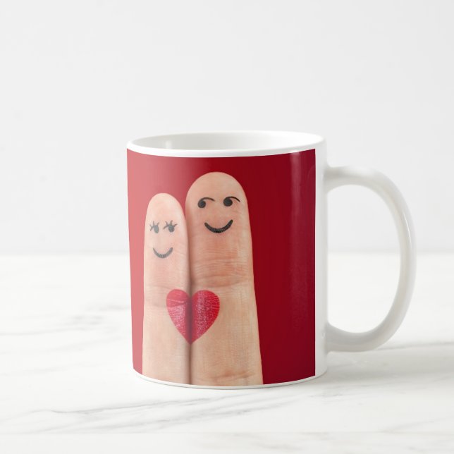Taza De Café Finger Love Mug (Derecha)