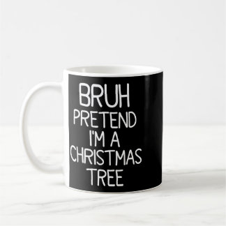 Taza De Café Fingir Un Árbol De Navidad Disfraz Divertido De Na