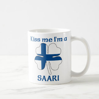 Taza De Café Finlandeses personalizada me besan que soy Saari