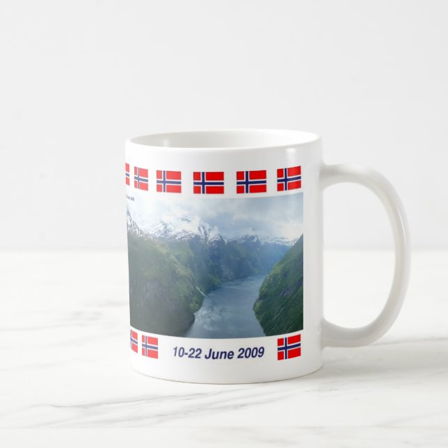 Taza De Café Fiordo de Geiranger, Noruega (Derecha)