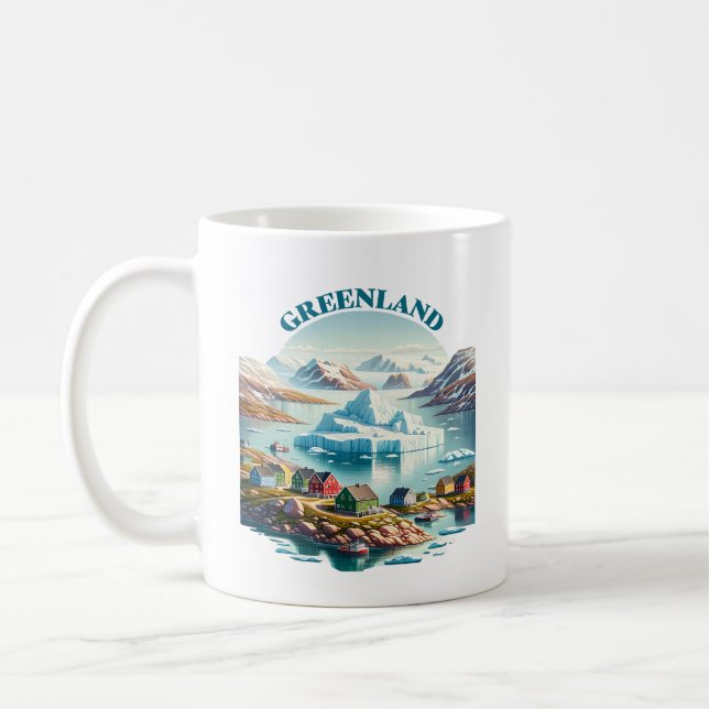 Taza De Café Fiordo de Groenlandia (Izquierda)