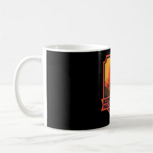 Taza De Café Fiordos retro kenai � Espíritu de las montañas