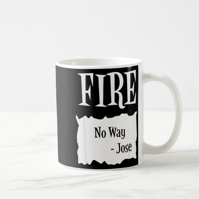 Taza De Café Fire - Hot Packet Halloween Taco Costume  (Derecha)