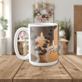 Taza De Café Fireplace Vibes Ceramic Mug | Cozy Cabin Mug 