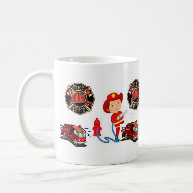 Taza De Café FireTruck Mug (Izquierda)