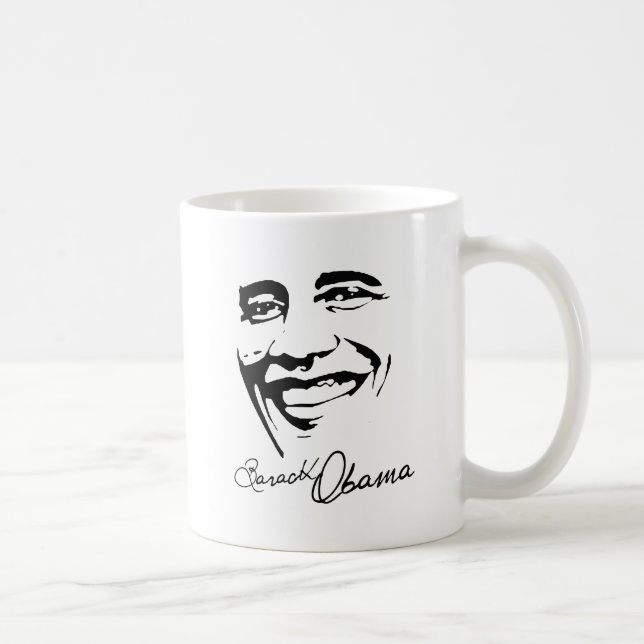 Taza De Café Firma de Barack Obama (Derecha)