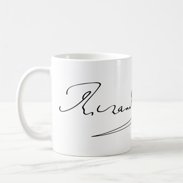 Taza De Café Firma de Richard Wagner (Izquierda)