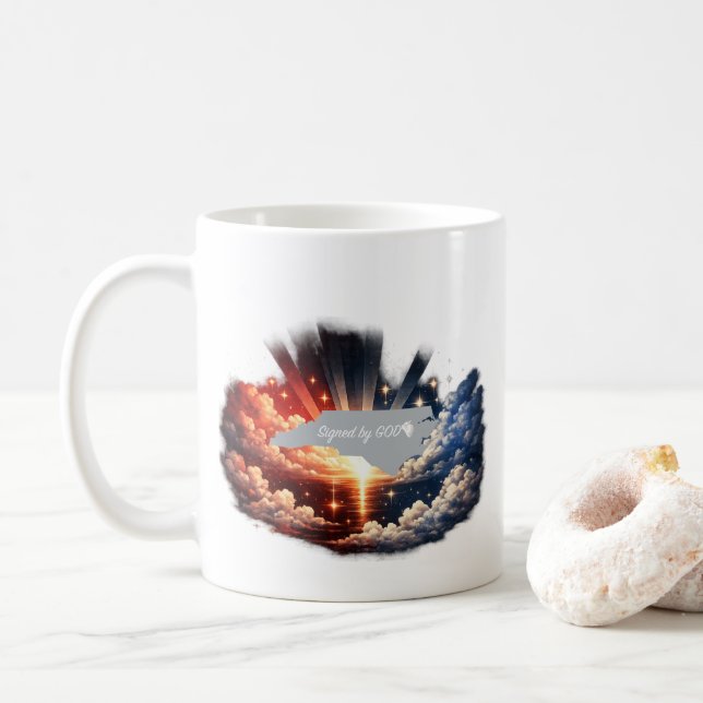 Taza De Café Firmado por Dios (Con donut)