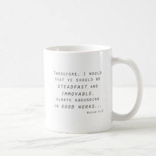 Taza De Café firme inamovible mosiah escritura lds