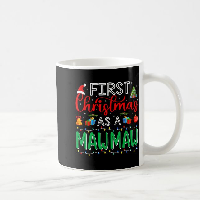 Taza De Café First Christmas As Mawmaw Family Matching New Mawm (Derecha)