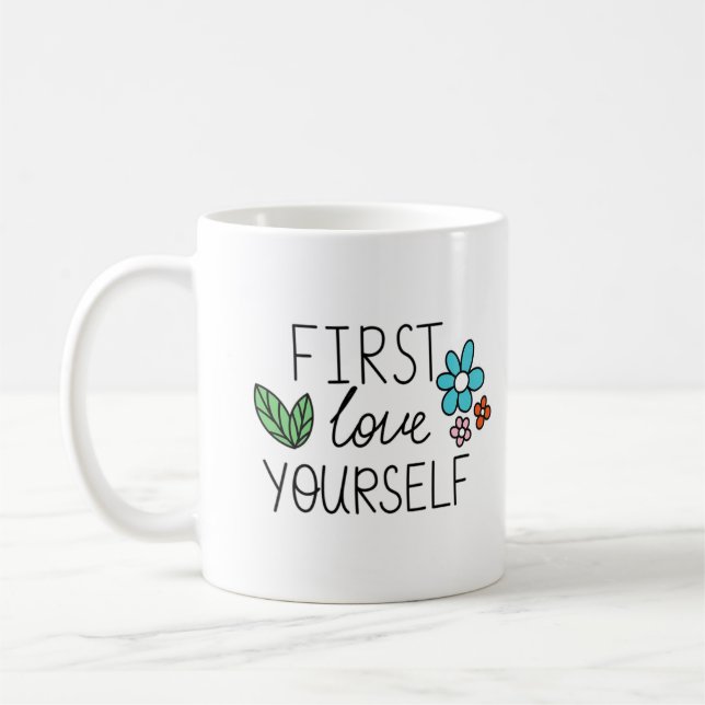 Taza De Café First Love Yourself Mug (Izquierda)