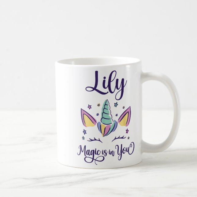 Taza De Café First Name Lily D Lily  (Derecha)