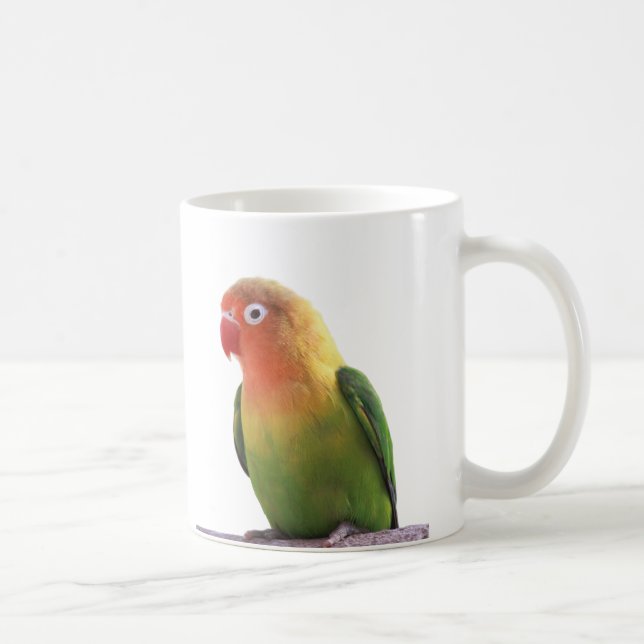 Taza De Café Fischer's Lovebirdのマグカップ (Derecha)