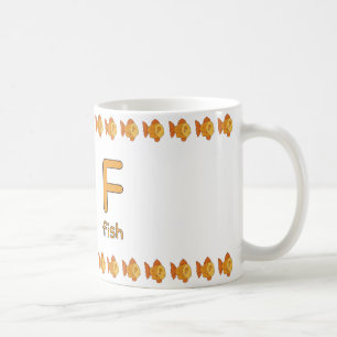 Taza De Café FisforFish–DiseñoDeTazaAlfabetoDivertido