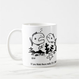 Taza De Café Fish dice: "¿Crees que realmente hay bacalao?"