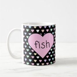 Taza De Café Fish Hearts Mug