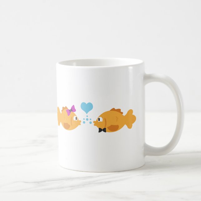 Taza De Café Fish Love (Derecha)