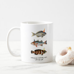 Taza De Café Fisherman Fish Gorra Fun Cumpleaños