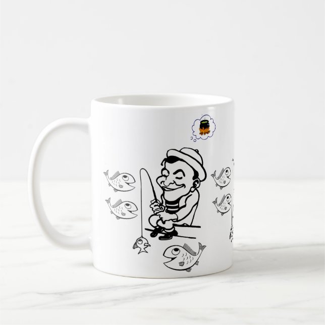 Taza De Café Fisherman Mug (Izquierda)
