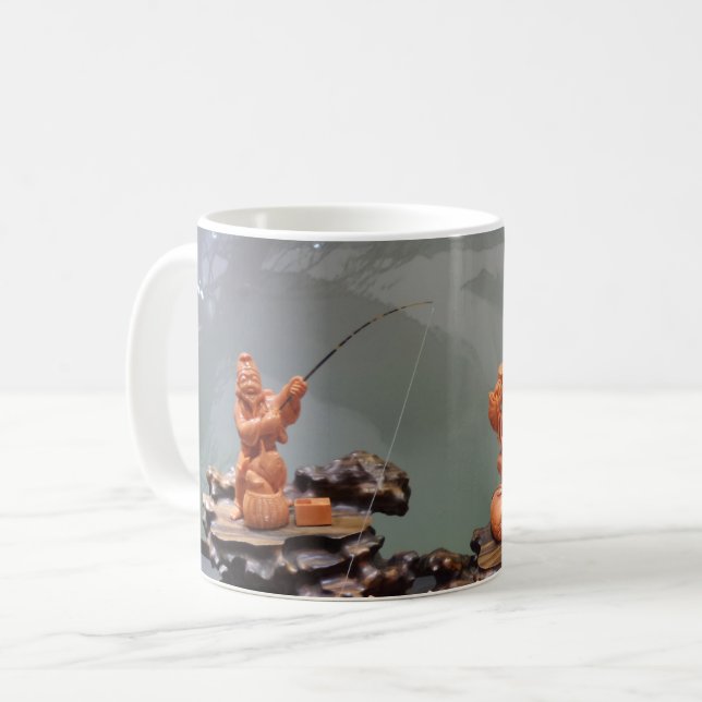 Taza De Café Fisherman White Coffee Mug (Anverso izquierdo)
