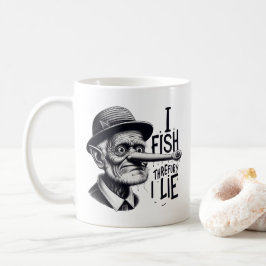 Taza De Café Fishing Lie Joke Mug