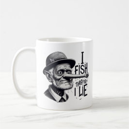 Taza De Café Fishing Lie Joke Mug