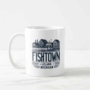 Taza De Café Fishtown Leland Michigan Funny