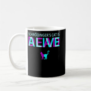 Taza De Café Física Estudiante Quantal Nerd Alive Schrödinge