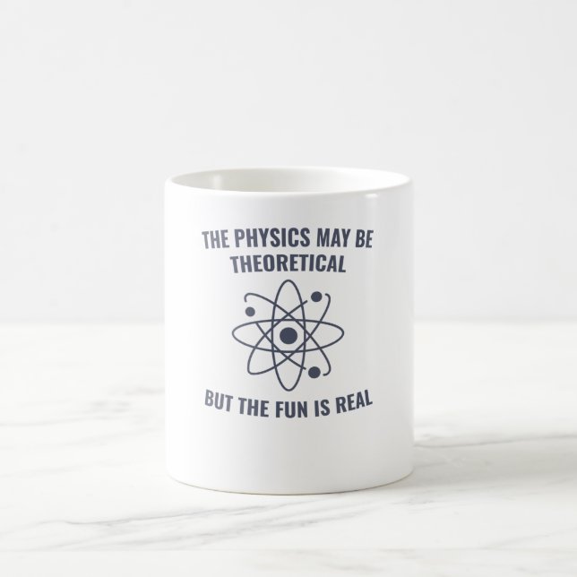 Taza De Café Física Graciosa Estudiantes de Física Docente (Centro)