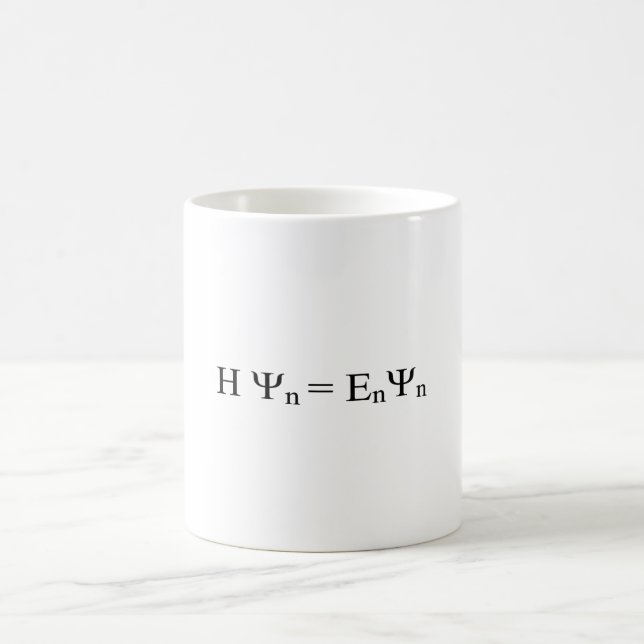 Taza De Café Física matemática de fórmula (Centro)