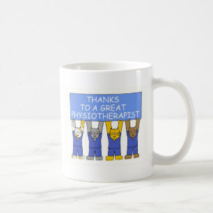 Taza De Café Fisioterapeuta de las gracias