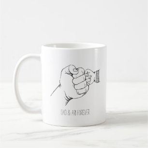 Taza De Café Fist Bump First Father's Day Mug - Regalo Personal
