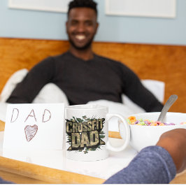 Taza De Café Fit Padre Explosive Dark Camouflage Crossfit Mug