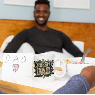 Taza De Café Fit Padre Explosive Dark Camouflage Crossfit Mug