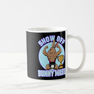 Taza De Café Fitness Bunny Bodybuilder Show Off Bunny M Funny R