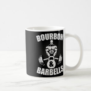 Taza De Café Fitness de culturismo con mancuernas Bourbon